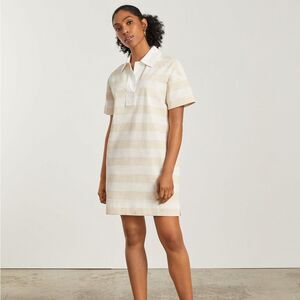 NWT Everlane The Organic Cotton Polo Short Sleeve Mini Shirt Dress Size Small